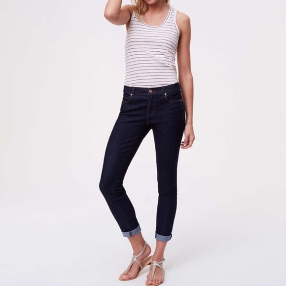 LOFT Denim - Loft PETITE MODERN SKINNY JEANS IN DARK RINSE WASH